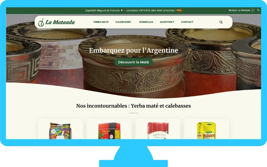 Projet La Mateada - Portfolio
