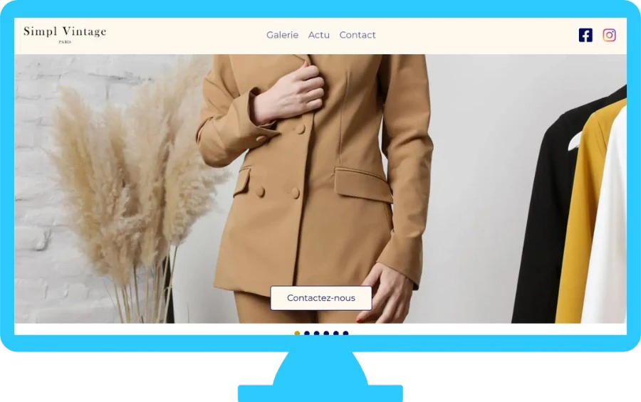 Projet Simpl Vintage - Portfolio
